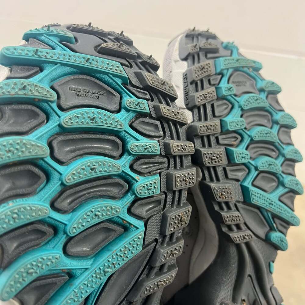 Adidas Kanadia TR Hiking Shoes Gray Blue Adiwear - Picture 14 of 16